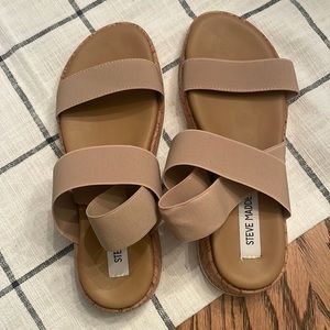Steve Madden nude sandals size 8